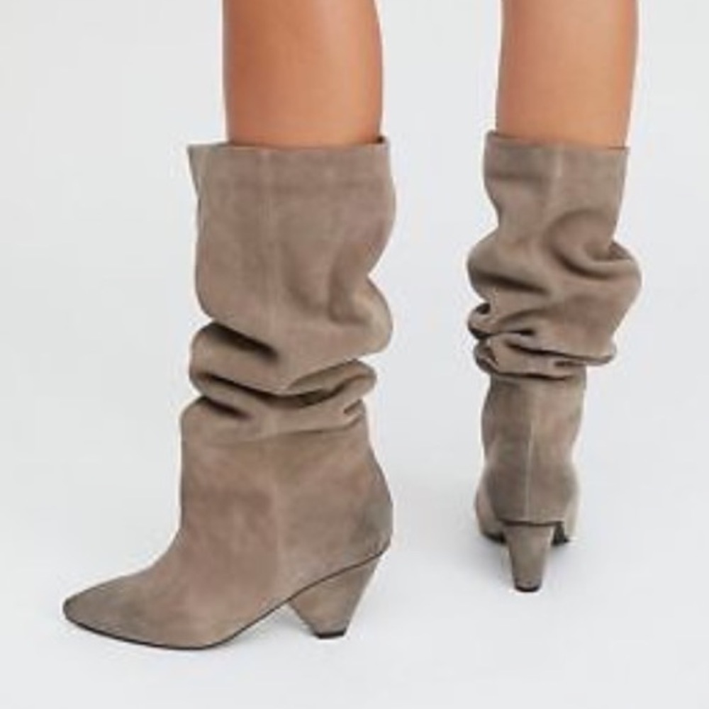Jeffrey Campbell Slouchy Suede boots 7